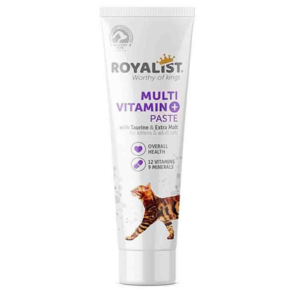 Royalist Taurin ve Mineral Katkılı Genel Sağlık Destekleyici Kedi Multivitamin Paste 100 Gr 8682291402897 Amazon Pet Center