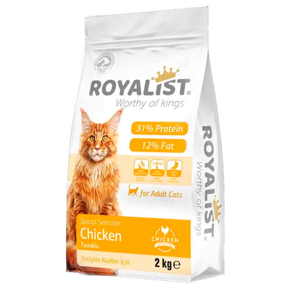 Royalist Tavuklu Yetişkin Kedi Maması 2 Kg 8682291402903 Amazon Pet Center