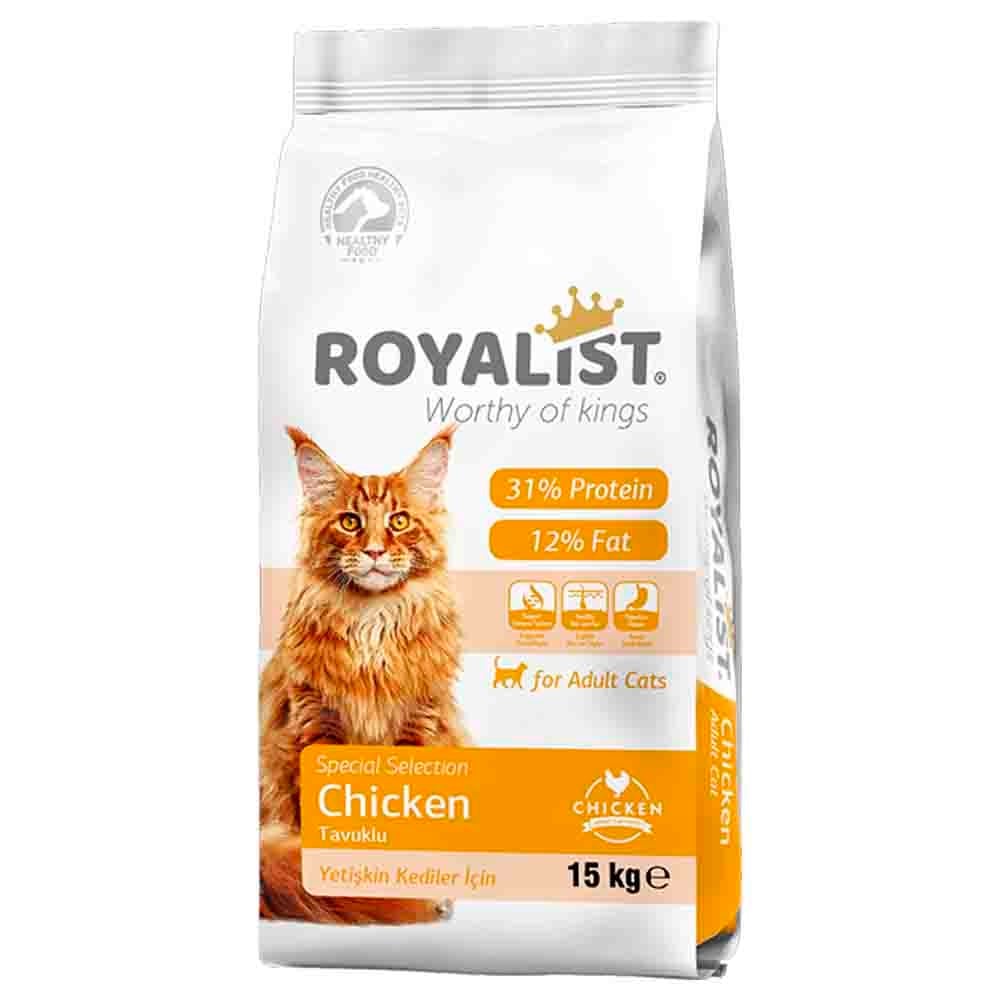 Royalist Tavuklu Yetişkin Kedi Maması 15 Kg 8682291401159 Amazon Pet Center