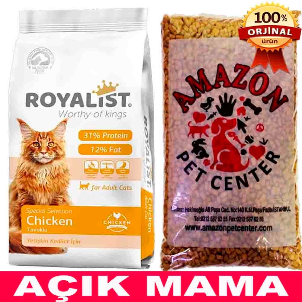 Royalist Tavuklu Yetişkin Kedi Maması Açık 1 Kg 32132151 Amazon Pet Center