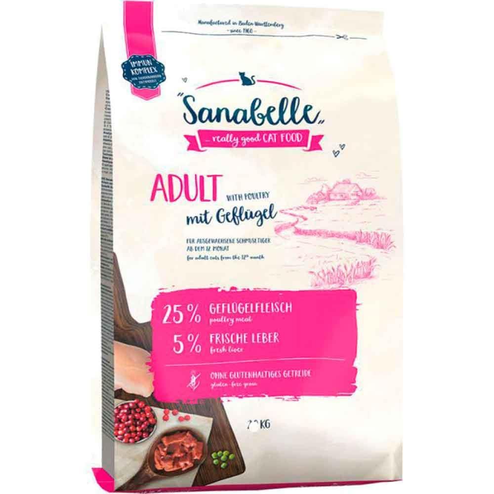 Sanabelle Geflügel Kümes Hayvanlı Kedi Maması 10 Kg 4015598017480 Amazon Pet Center