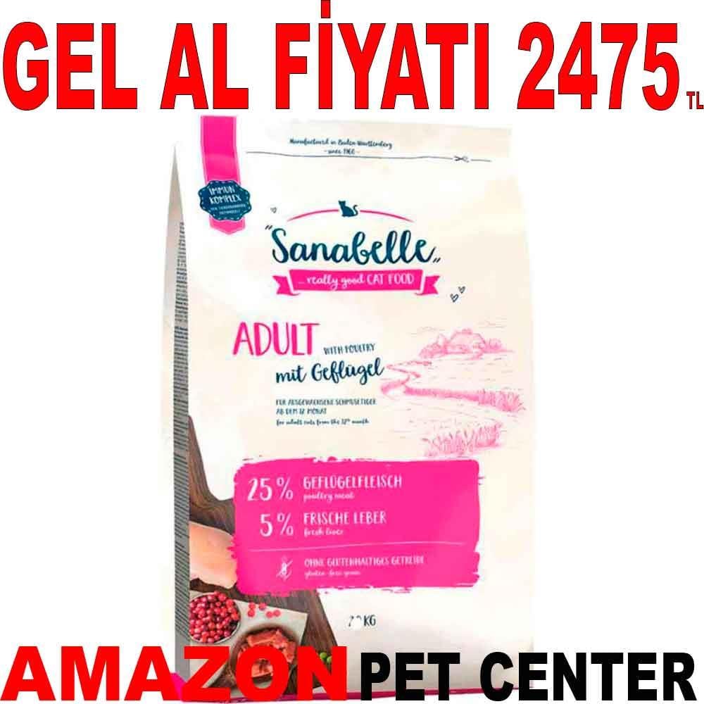 Sanabelle Geflügel Kümes Hayvanlı Kedi Maması 10 Kg 20620004 Amazon Pet Center