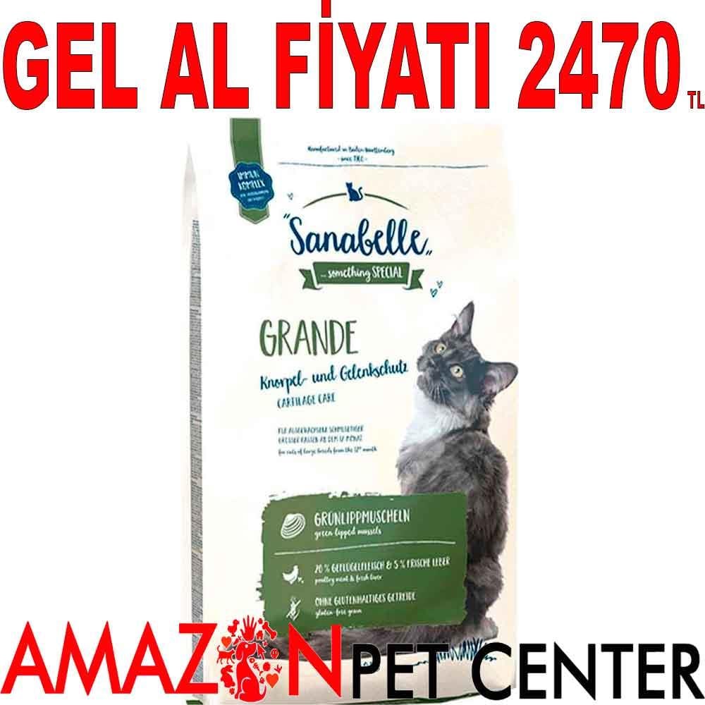 Sanabelle Grande Tahılsız Kümes Hayvanlı Kedi Maması 10 Kg 20619008 Amazon Pet Center