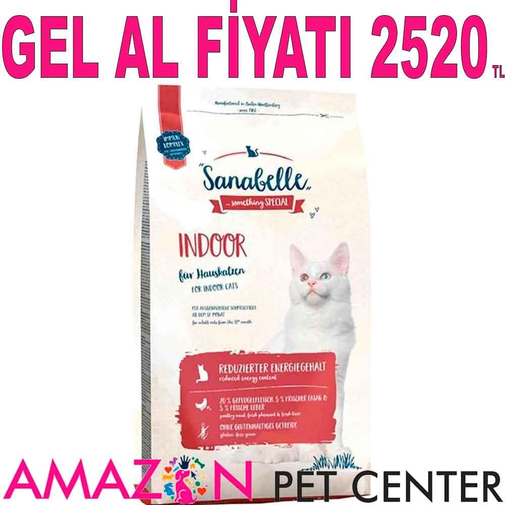 Sanabelle Indoor Ev Kedileri için Kedi Maması 10 Kg 21419003 Amazon Pet Center