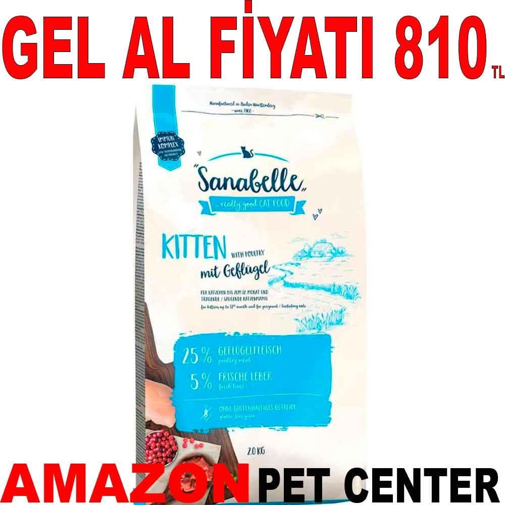 Sanabelle Kitten Tahılsız Yavru Kedi Maması 2 Kg 20519001 Amazon Pet Center