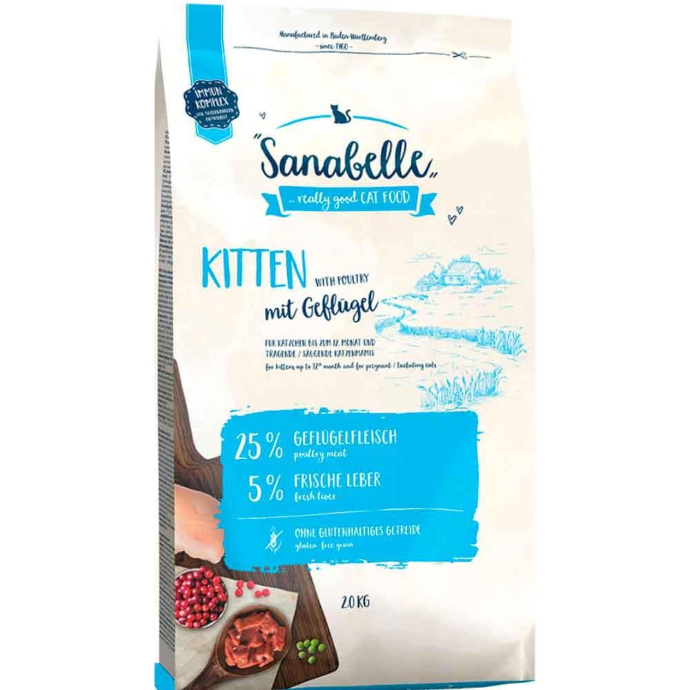 Sanabelle Kitten Tahılsız Yavru Kedi Maması 2 Kg 4015598017152 Amazon Pet Center