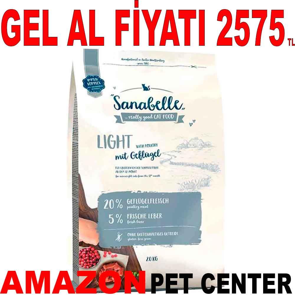 Sanabelle Light Kümes Hayvanlı Kedi Maması 10 Kg 20517007 Amazon Pet Center