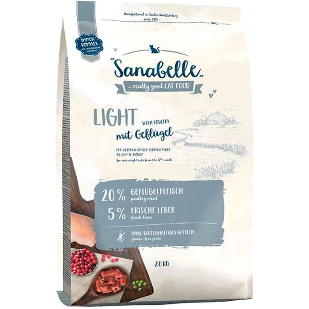 Sanabelle Light Kümes Hayvanlı Kedi Maması 2 Kg 4015598017435 Amazon Pet Center