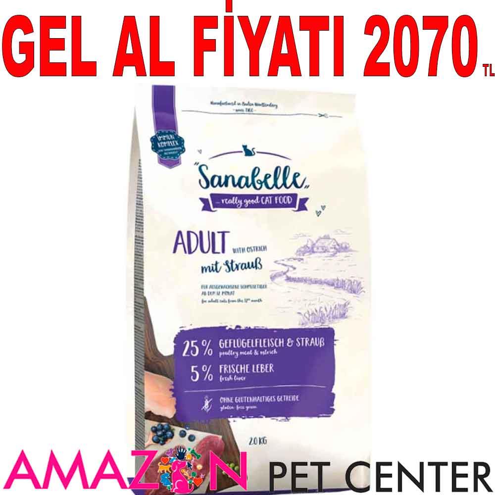 Sanabelle Ostrich Deve Kuşu Etli Kedi Maması 10 Kg 20722005 Amazon Pet Center