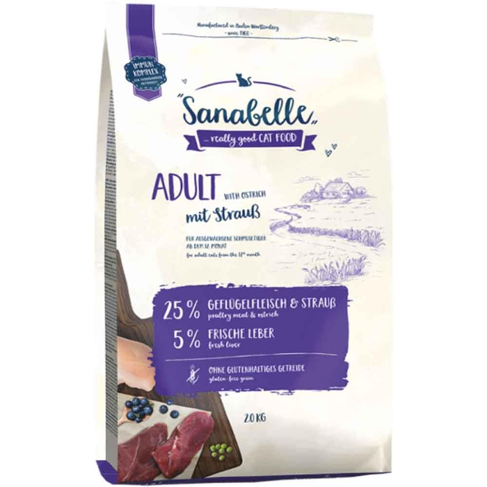 Sanabelle Ostrich Deve Kuşu Etli Kedi Maması 10 Kg 4015598017497 Amazon Pet Center