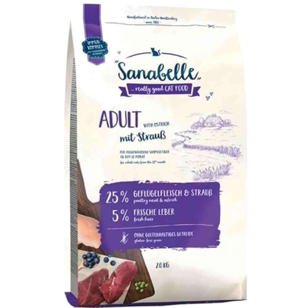 Sanabelle Ostrich Deve Kuşu Etli Kedi Maması 2 Kg 4015598017190 Amazon Pet Center