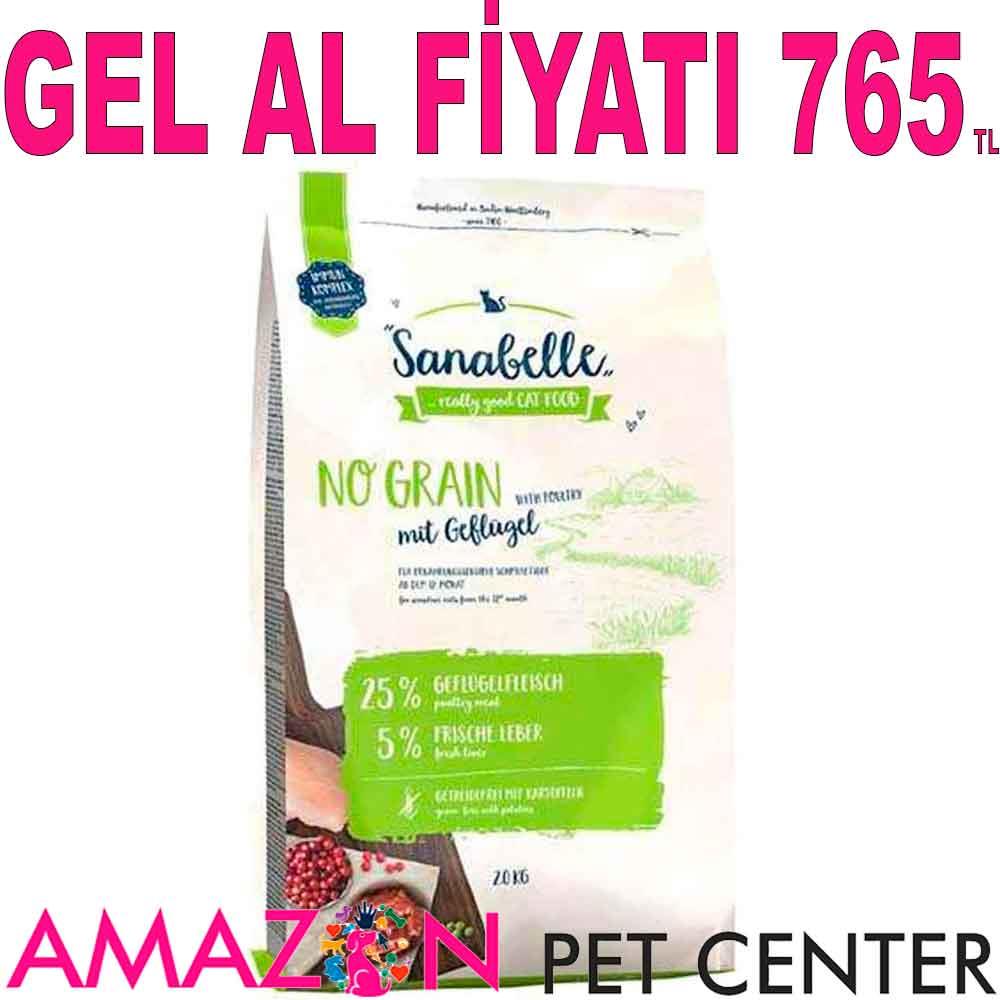 Sanabelle Poultry Tahılsız Kedi Maması 2 Kg 20623005 Amazon Pet Center
