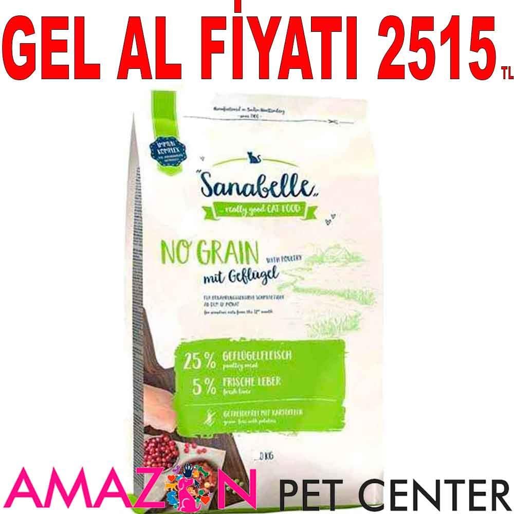 Sanabelle Poultry Tahılsız Kedi Maması 10 Kg 20617004 Amazon Pet Center