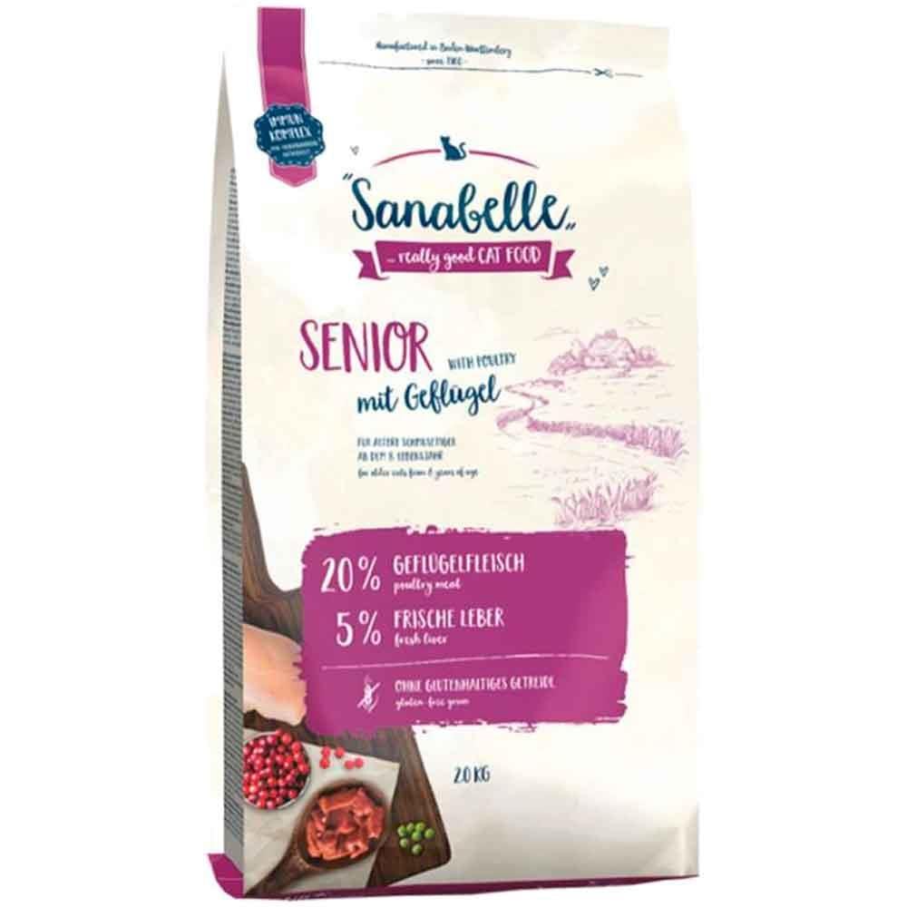 Sanabelle Senior Yaşlı Kedi Maması Kümes Hayvanlı 2 Kg 4015598017459 Amazon Pet Center