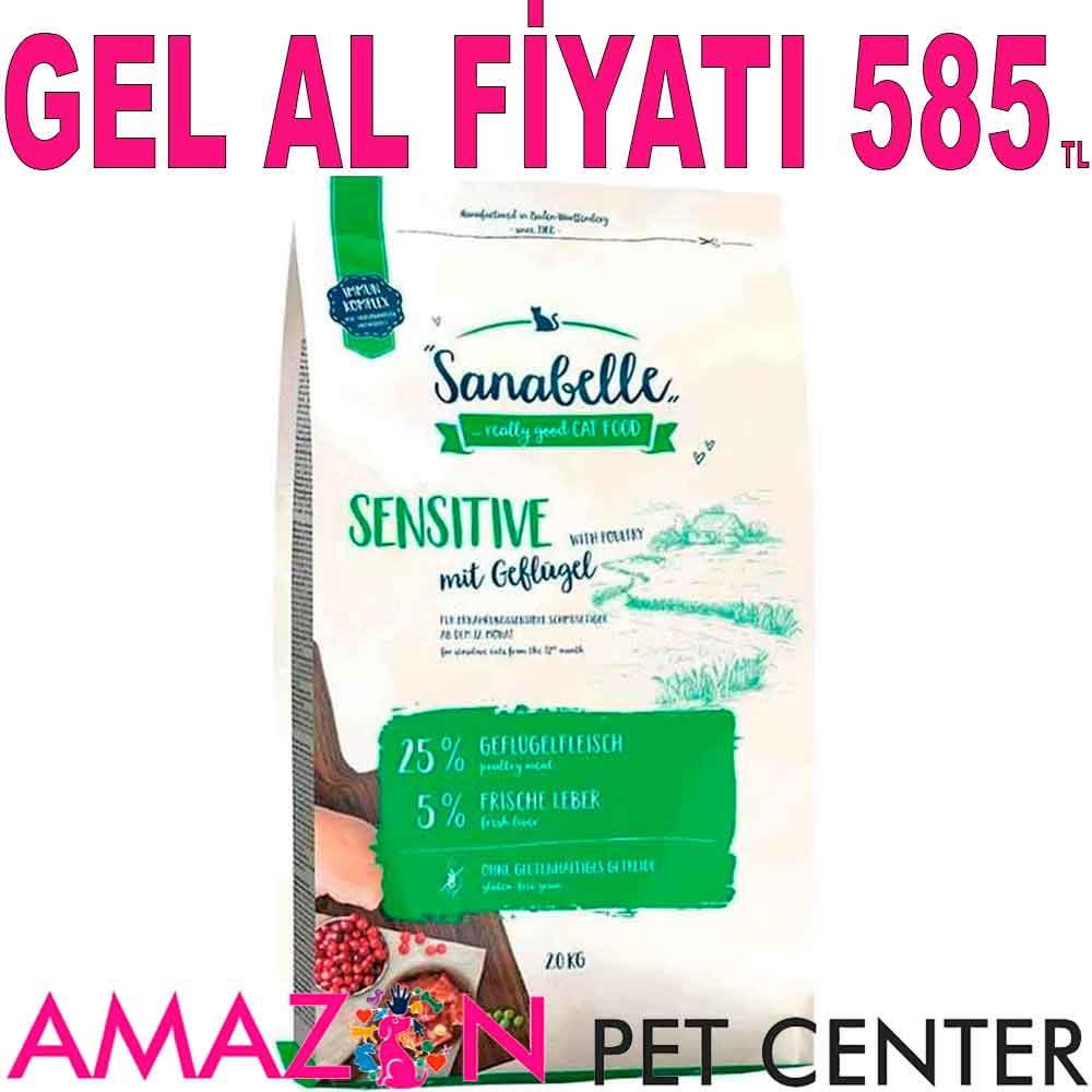 Sanabelle Sensitive With Fresh Poultry Kedi Maması 2 kg 20524005 Amazon Pet Center