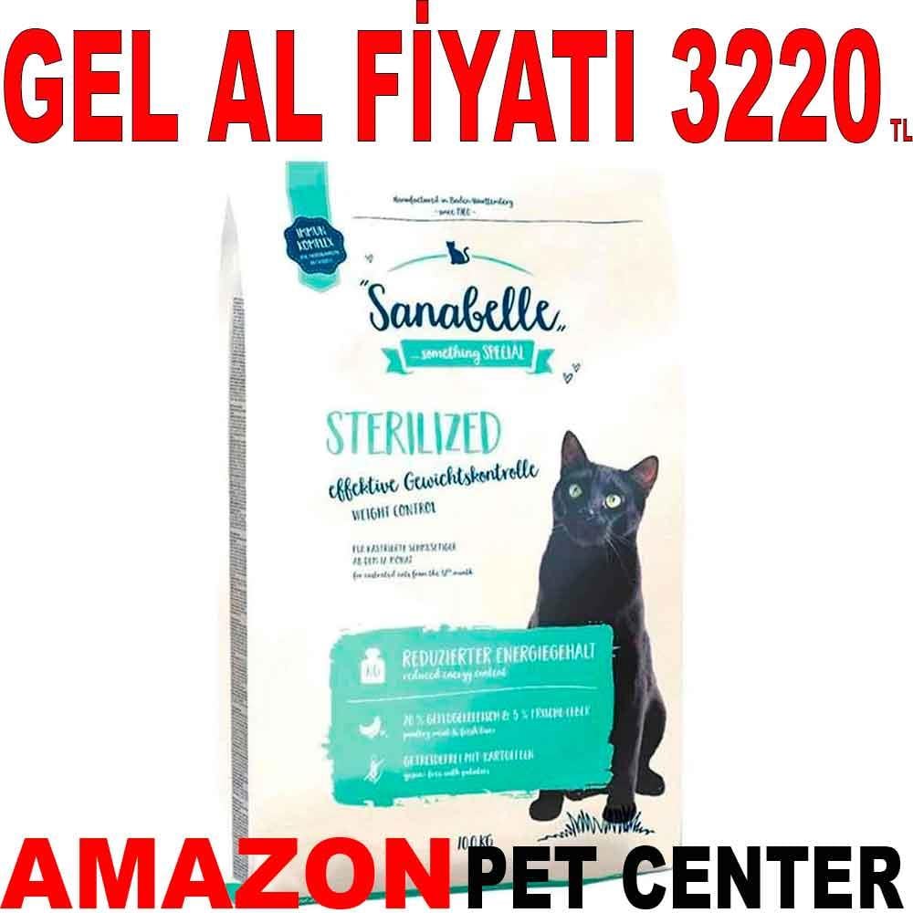 Sanabelle Sterilised Tahılsız Kısırlaştırılmış Kedi Maması 10 Kg 20508005 Amazon Pet Center