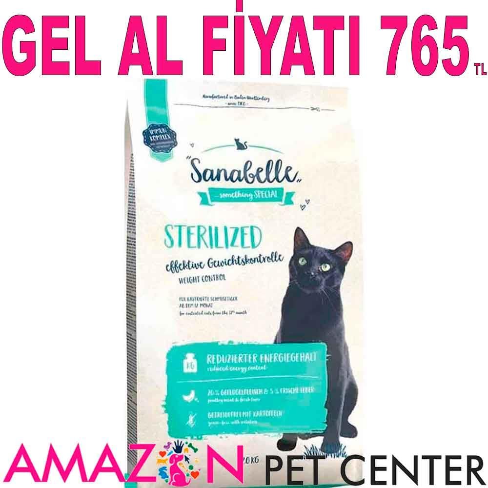 Sanabelle Sterilised Tahılsız Kısırlaştırılmış Kedi Maması 2 Kg 20531003 Amazon Pet Center