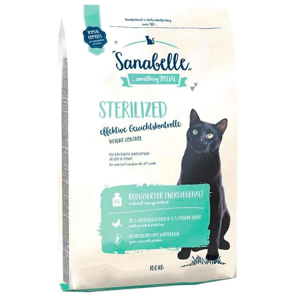 Sanabelle Sterilised Tahılsız Kısırlaştırılmış Kedi Maması 10 Kg 4015598017602 Amazon Pet Center
