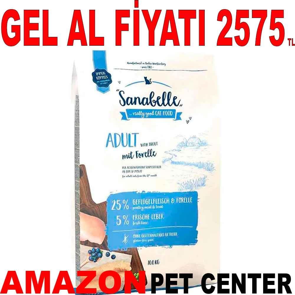 Sanabelle Tahılsız Alabalıklı Kedi Maması 10 kg 20507008 Amazon Pet Center