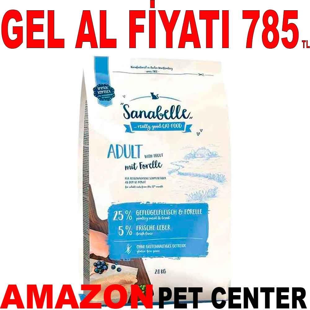 Sanabelle Tahılsız Alabalıklı Kedi Maması 2 kg 20522001 Amazon Pet Center