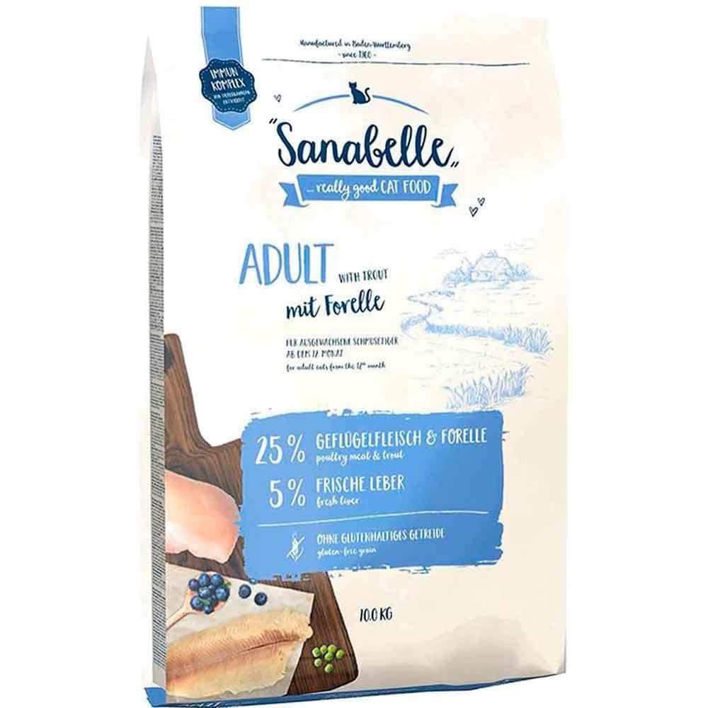 Sanabelle Tahılsız Alabalıklı Kedi Maması 10 kg 4015598017503 Amazon Pet Center