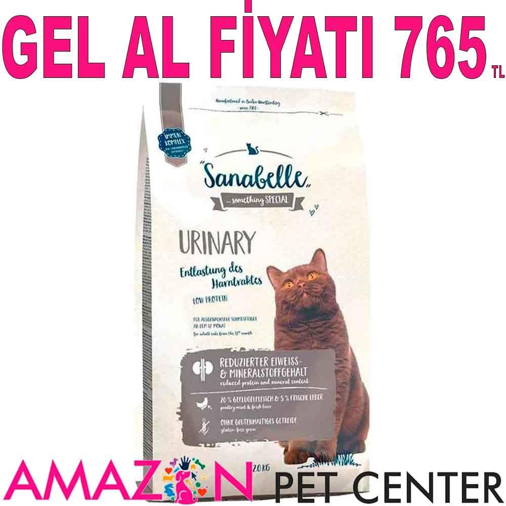 Sanabelle Urinary İdrar Yolu Problemli Kediler İçin Kedi Maması 2 Kg 20525002 Amazon Pet Center
