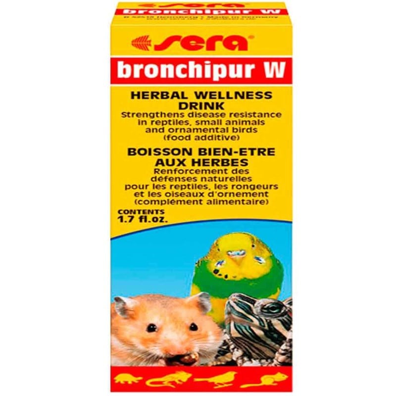 Sera Bronchipur W Koni Çiçeği Kökü Özü Ek Besin Takviyesi 50 ml 4001942098847 Sera Kuş Sağlığı Ürünleri Amazon Pet Center