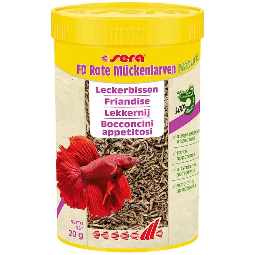 Sera FD Bloodworms (kan kurdu) Nature 250 ML 4001942011501 Amazon Pet Center
