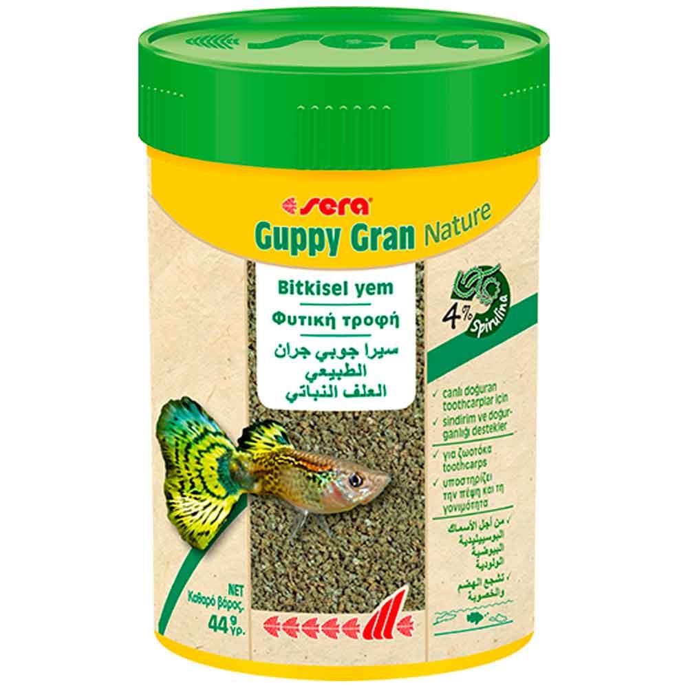 Sera Guppy Gran Nature 100 ML 4001942007108 Amazon Pet Center