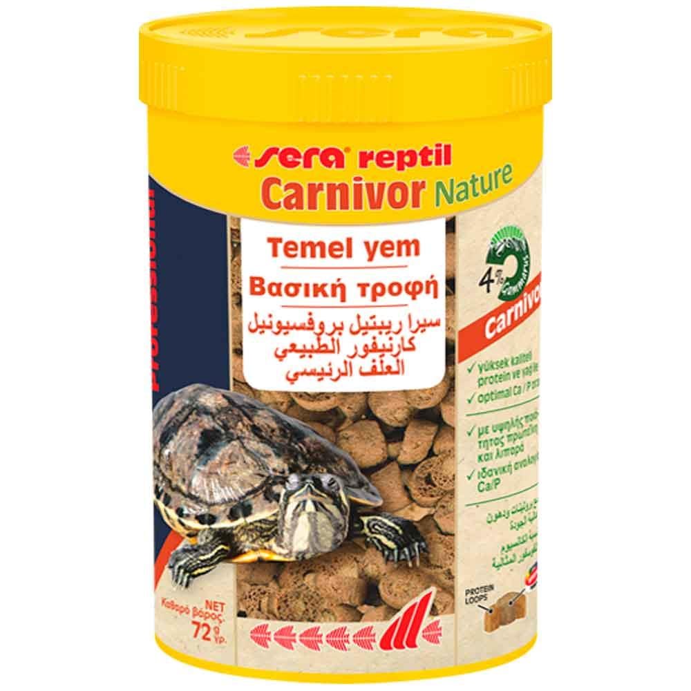 Sera Kaplumbağa ve Sürüngen Yemi Etçil Nature 250 ML 4001942018203 Amazon Pet Center
