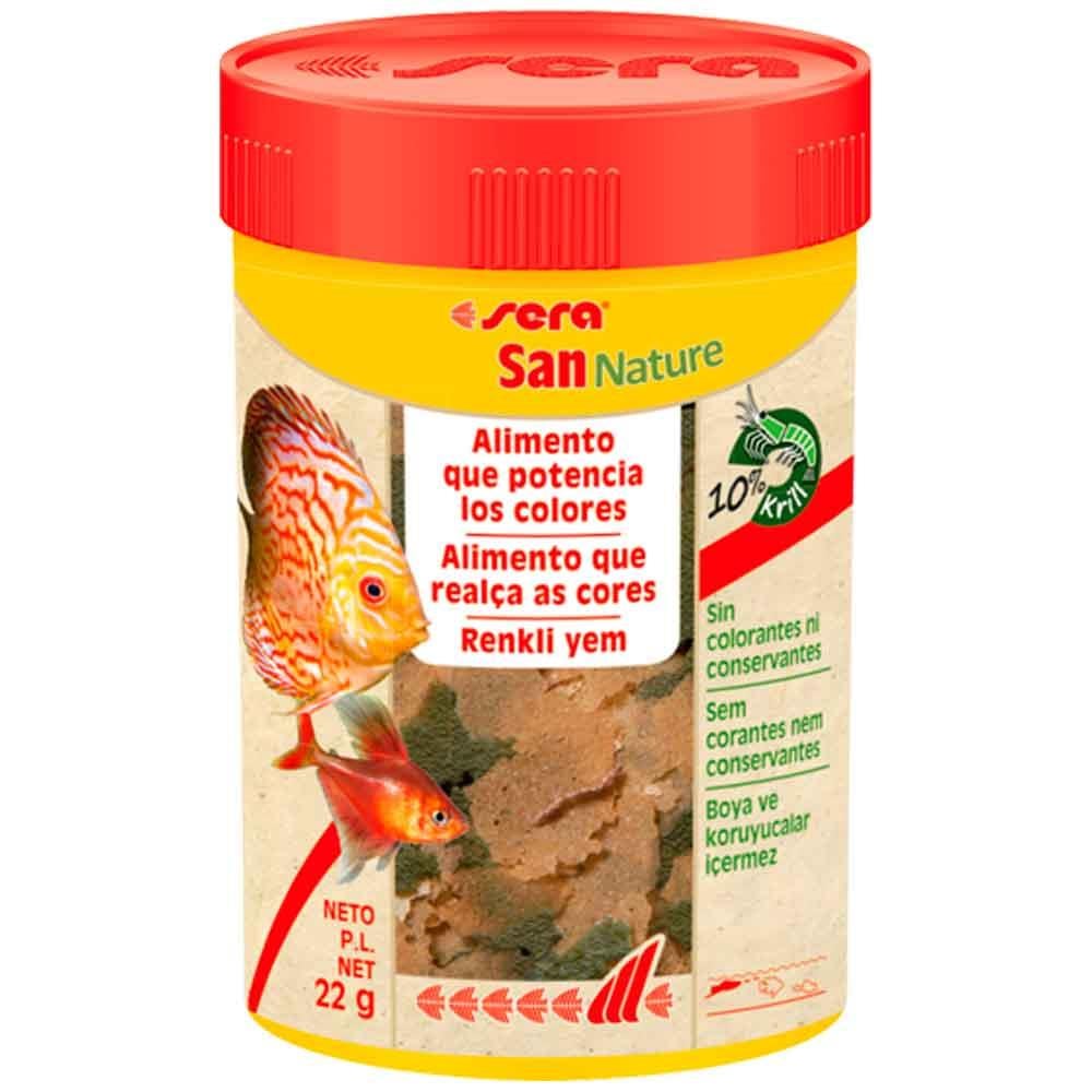 Sera San Nature Pul Balık Yemi 100 ML 4001942452908 Amazon Pet Center
