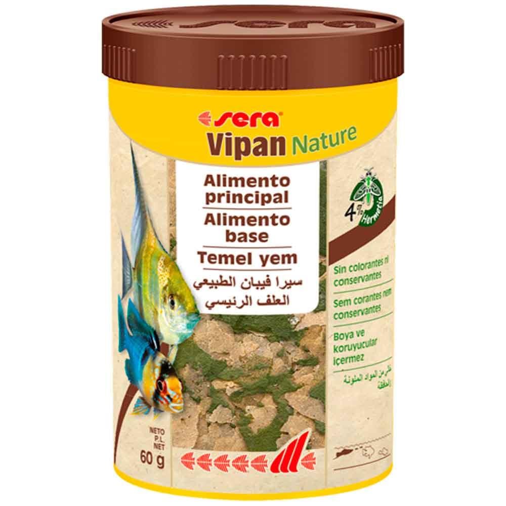 Sera Vipan Nature Balık Yemi 250 ml 4001942452809 Amazon Pet Center