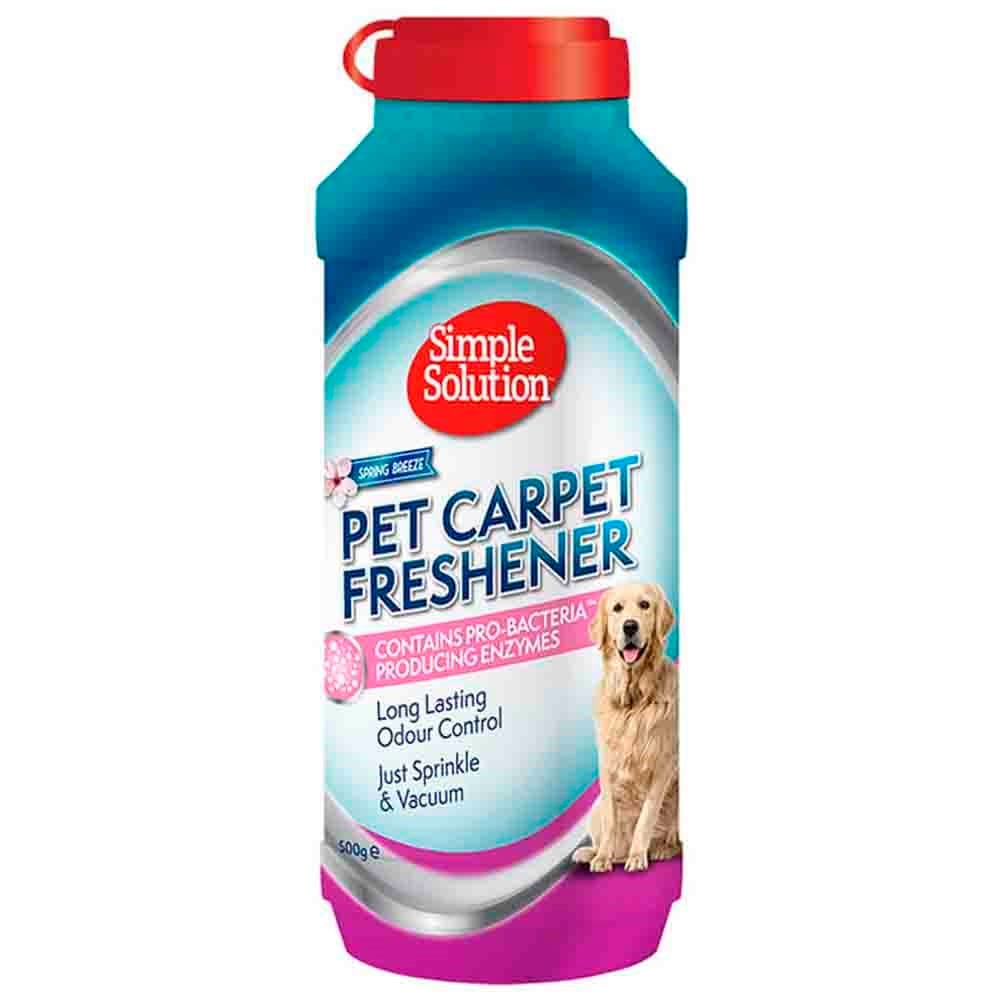 Simple Solution Leke ve Koku Giderici Bahar Kokulu Halı Pudrası 600 gr 010279905678 Amazon Pet Center