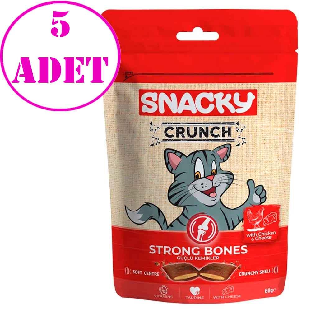 Snacky Crunchy Tavuklu ve Peynirli Kedi Ödülü 60 Gr 5 AD 17866002 Amazon Pet Center