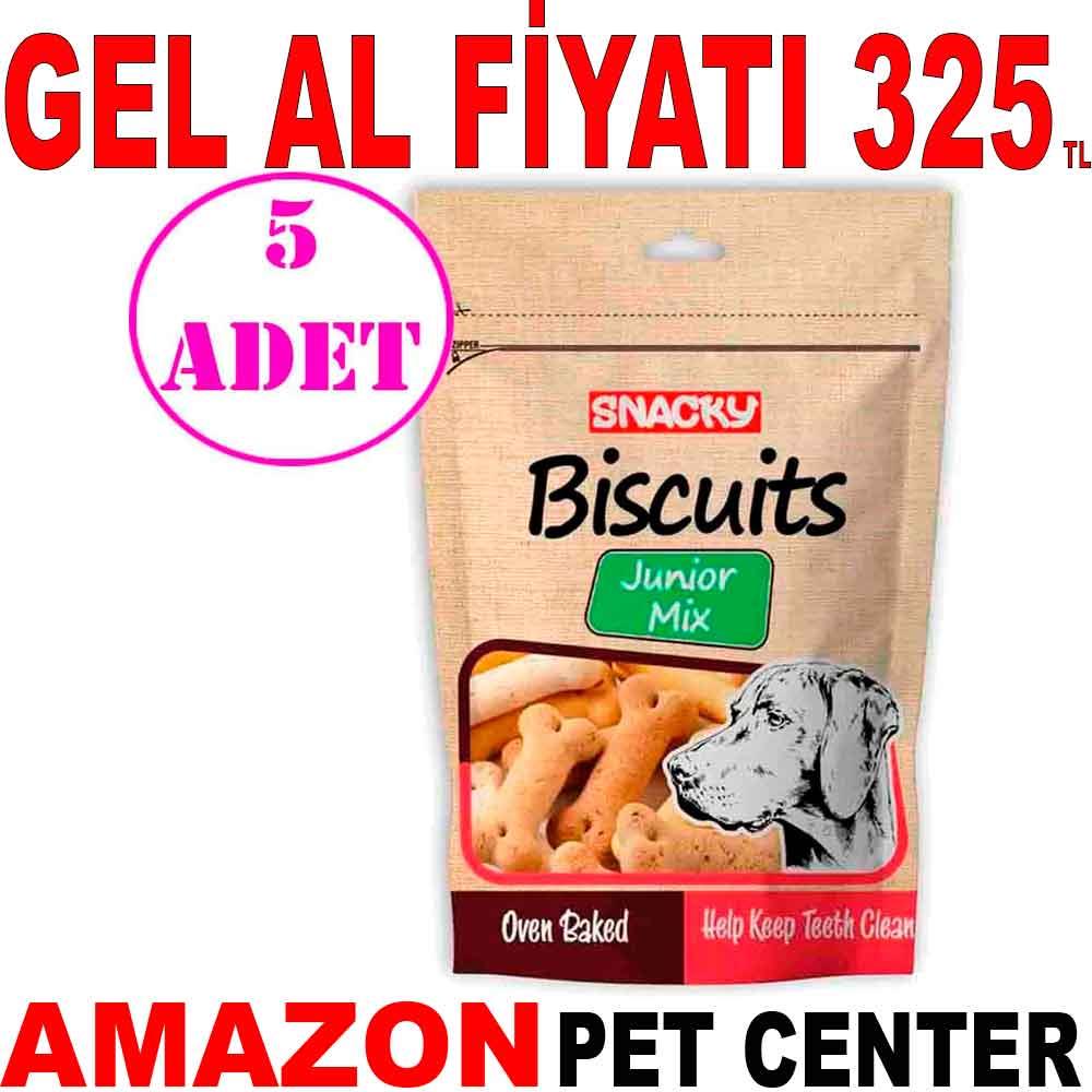 Snacky Junior Mix Yavru Köpek Ödül Bisküvisi 200 Gr 5 AD 20970000 Amazon Pet Center