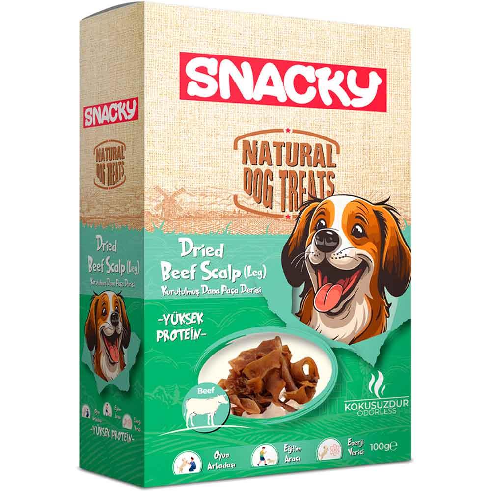 Snacky Köpek Ödülü Kurutulmuş Dana Paça Derisi 100 Gr 4'lü Paket 8682631204587 Amazon Pet Center