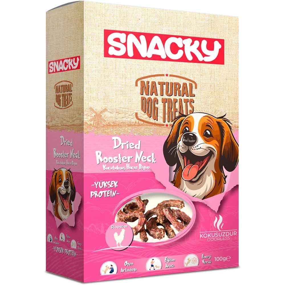 Snacky Köpek Ödülü Kurutulmuş Horoz Boyunu 100 Gr 4'lü Paket 8682631204624 Amazon Pet Center
