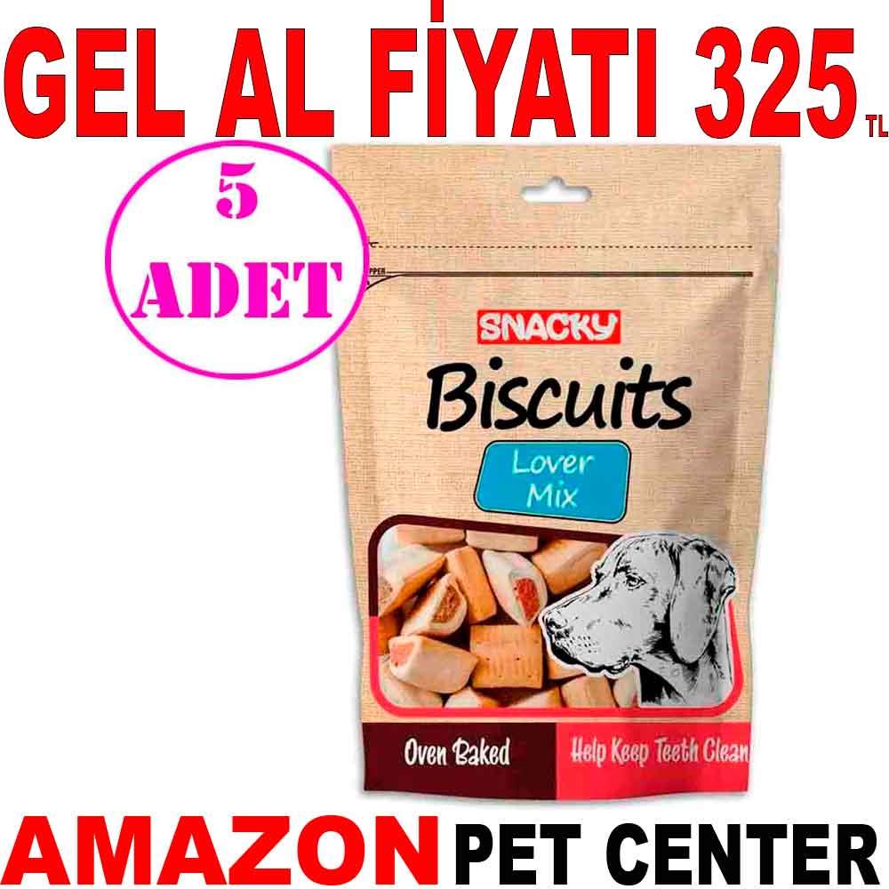 Snacky Lover Mix Köpek Ödül Bisküvisi 200 Gr 5 AD 20968007 Amazon Pet Center