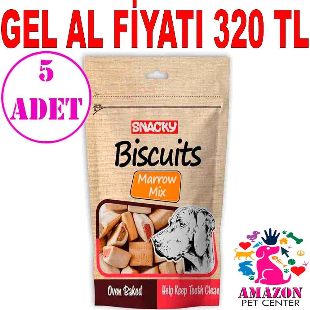 Snacky Marrow Mix Köpek Bisküvisi 200 Gr 5 AD 20980009 Amazon Pet Center