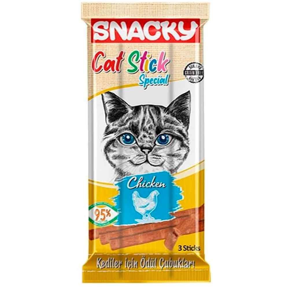 Snacky Tavuklu Stick Kedi Ödülü 3 x 5 gr 8682631201807 Amazon Pet Center