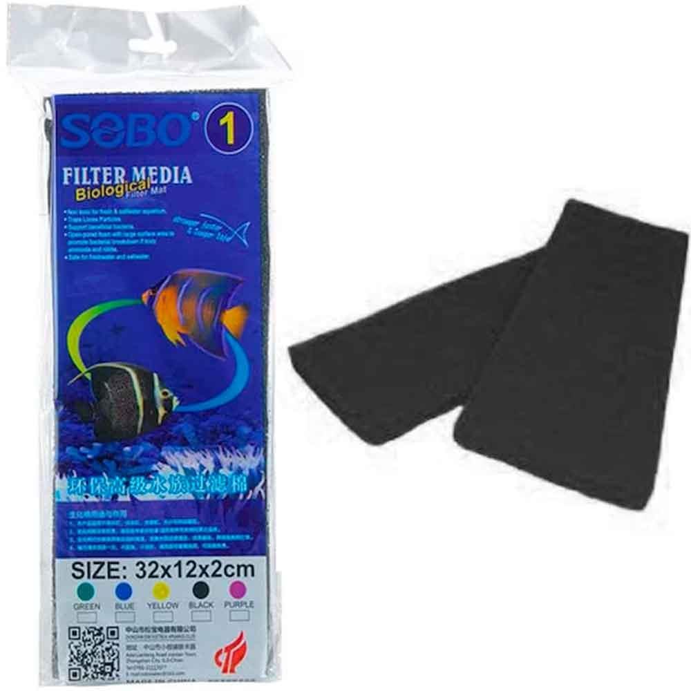 Sobo Akvaryum Filtre Süngeri 32x12x2 Siyah 6925394851035 Amazon Pet Center
