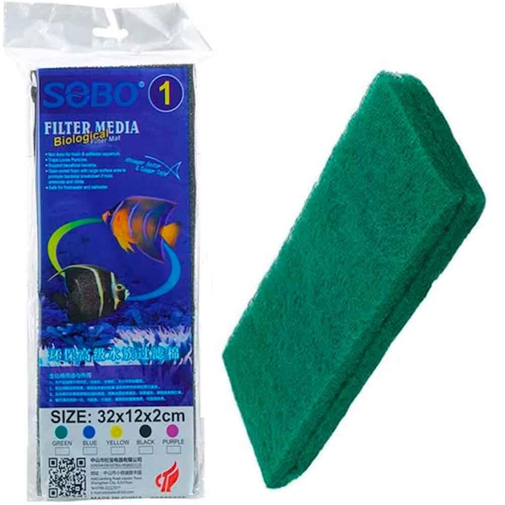 Sobo Akvaryum Filtre Süngeri 32x12x2 Yeşil 6925394851004 Amazon Pet Center