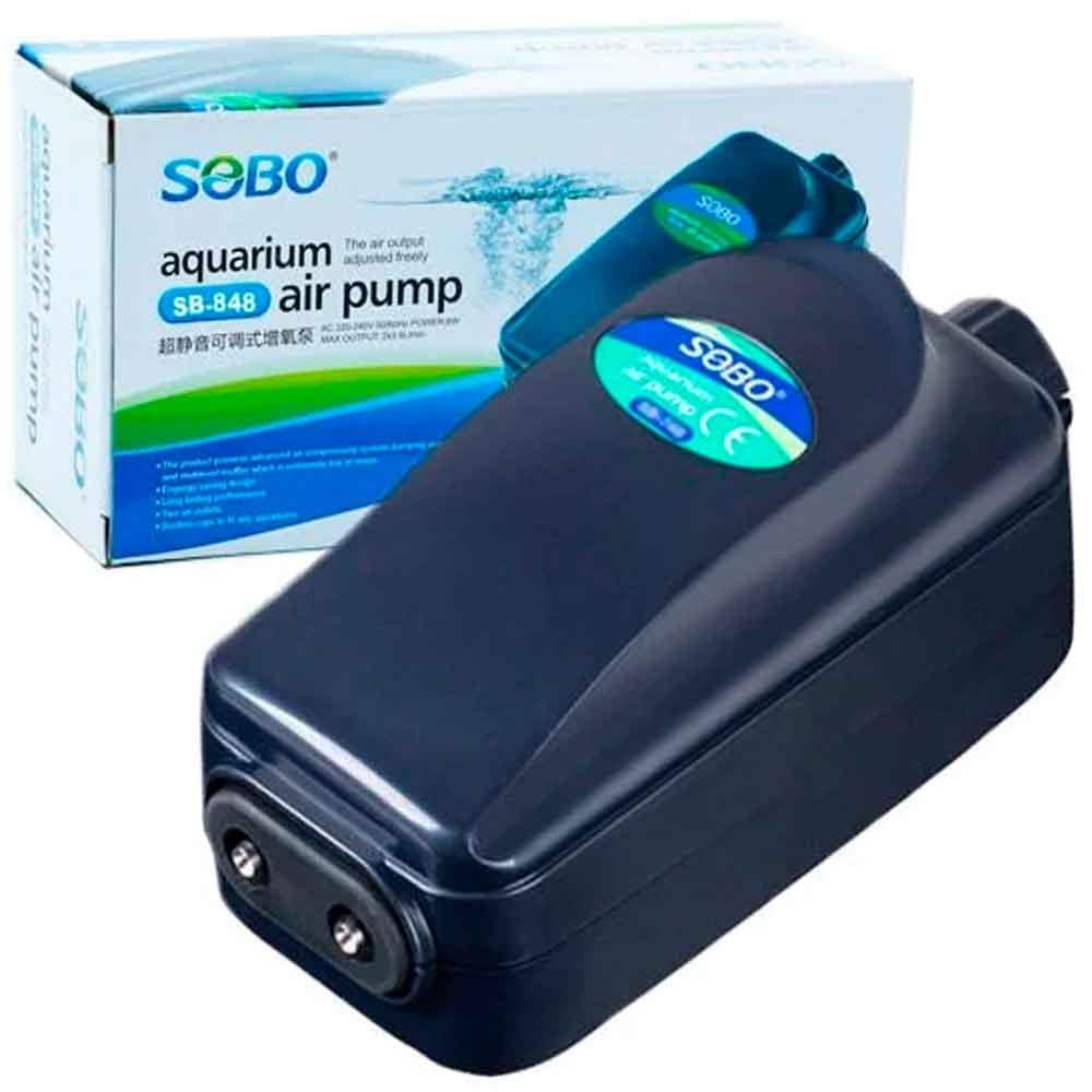 Sobo Akvaryum Hava Motoru 2 Çıkışlı 12W 4.5 Lt/min SB-848 6925394820246 Amazon Pet Center
