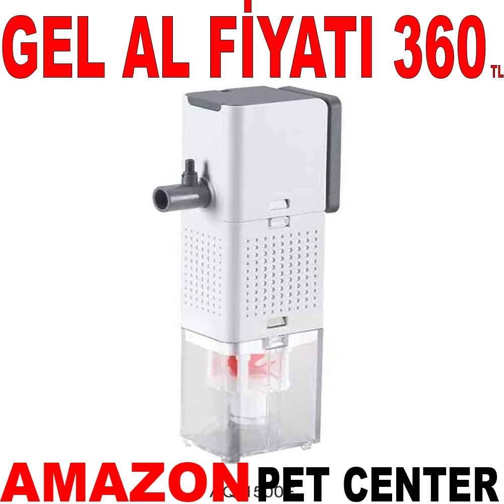 Sobo Akvaryum İç Filtre Beyaz 15W 1500 Lt/h 22164001 Amazon Pet Center