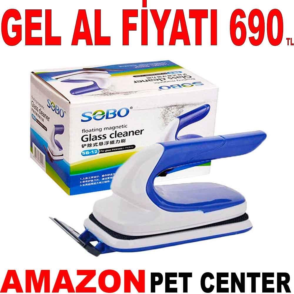 Sobo Akvaryum Sileceği Tutmalı Mıknatıslı 10-16 mm SB-12 22759009 Amazon Pet Center