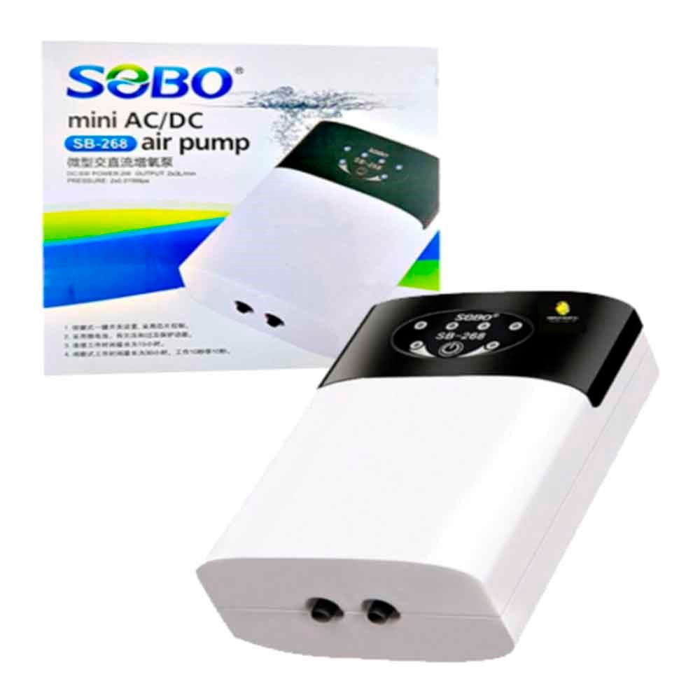 Sobo Hava Motoru Şarjlı Dijital 2W 2X3 Lt/Min 6925394820673 Sobo Akvaryum Hava Motorları Amazon Pet Center