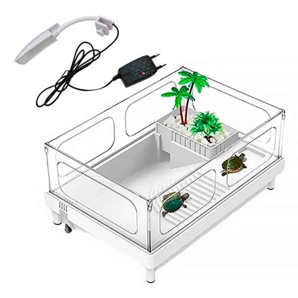 Sobo Plastik Kaplumbağa Bahçesi Lambalı 38x27x18 cm 6925394870173 Amazon Pet Center