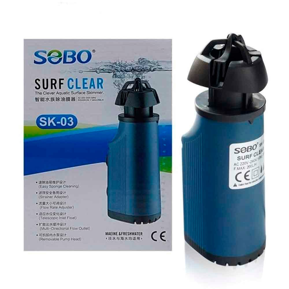 Sobo Yüzey Temizleyici Filtre 200 Lth 3 W SK-03 6925394800958 Sobo Akvaryum İç Filtreleri Amazon Pet Center