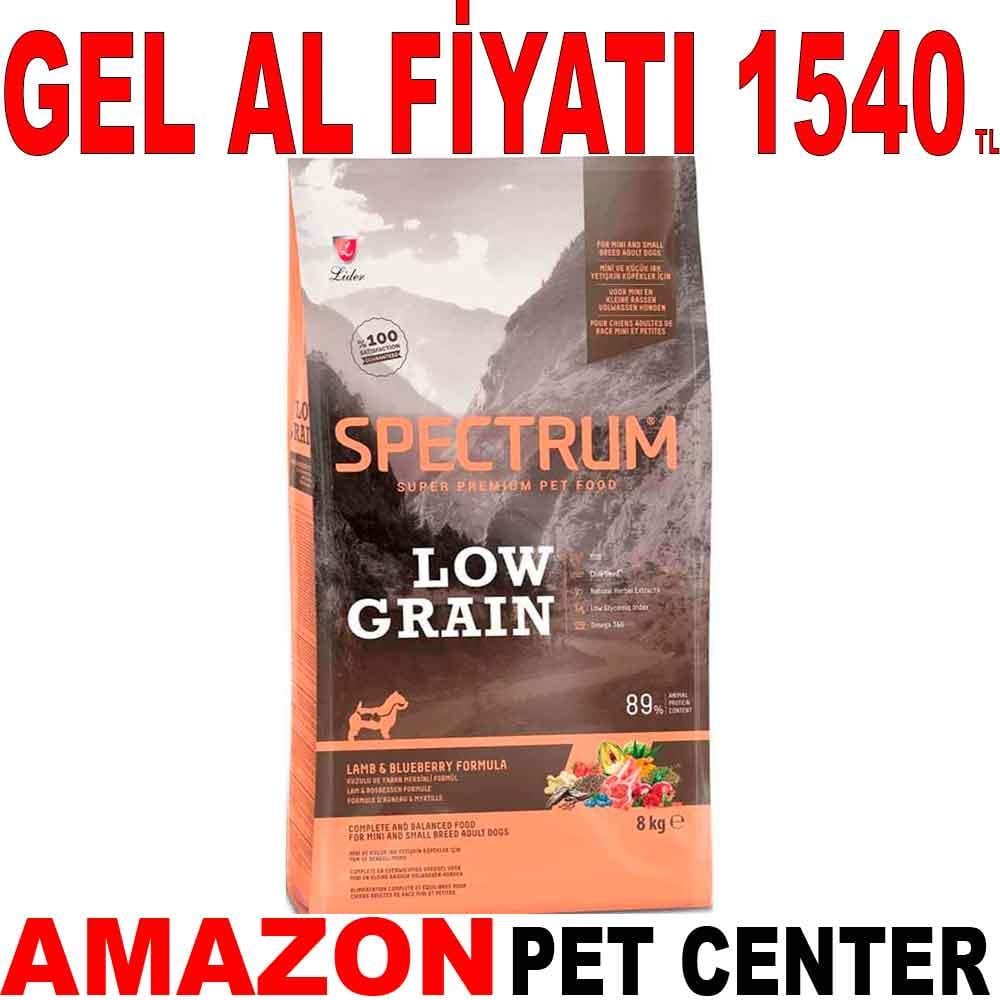 Spectrum Düşük Tahıllı Kuzulu Yaban Mersinli Küçük Irk Yetişkin Köpek Maması 8 Kg 20424008 Amazon Pet Center