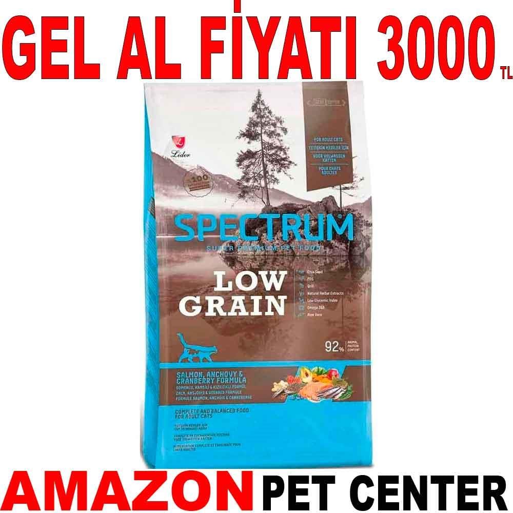 Spectrum Kedi Maması Somonlu Hamsili Yaban Mersinli 12 Kg 19078007 Amazon Pet Center